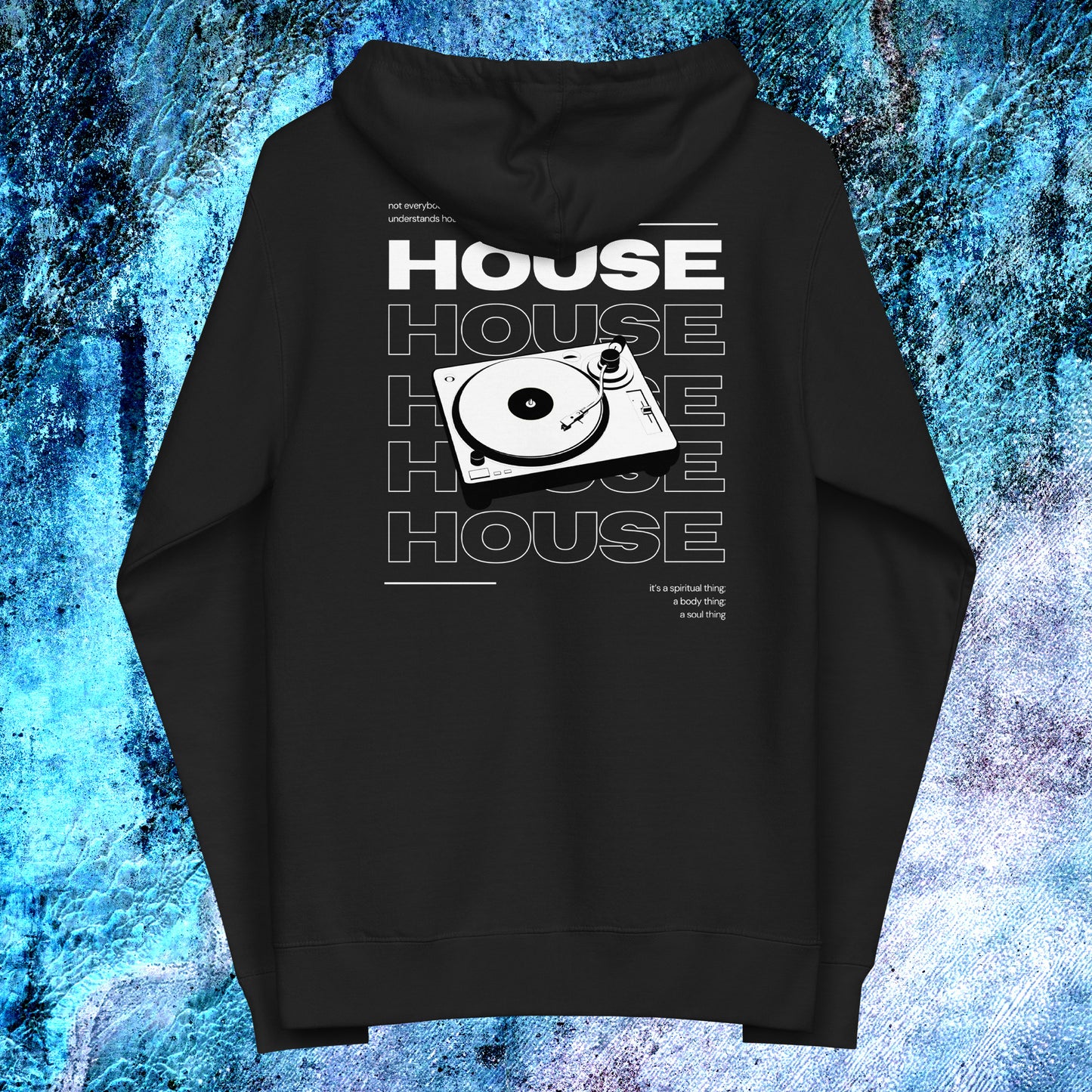 Not Everybody Zip Hoodie (hood up)