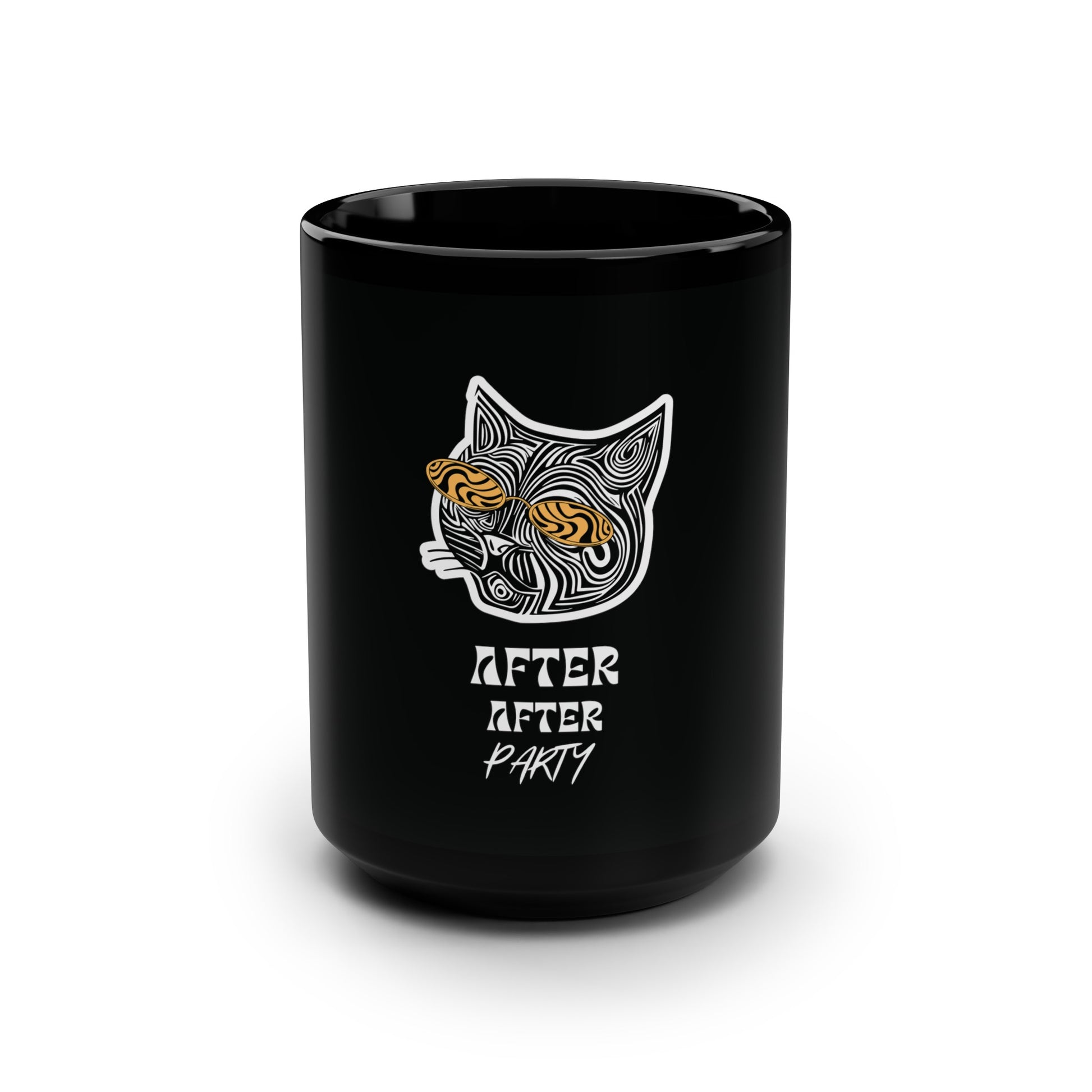 black 15oz after after party coffee mug