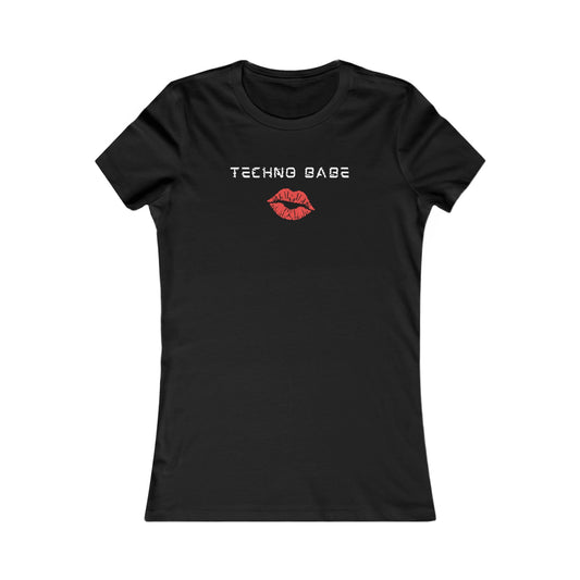 Techno Babe Women's Fitted Techno T-Shirt