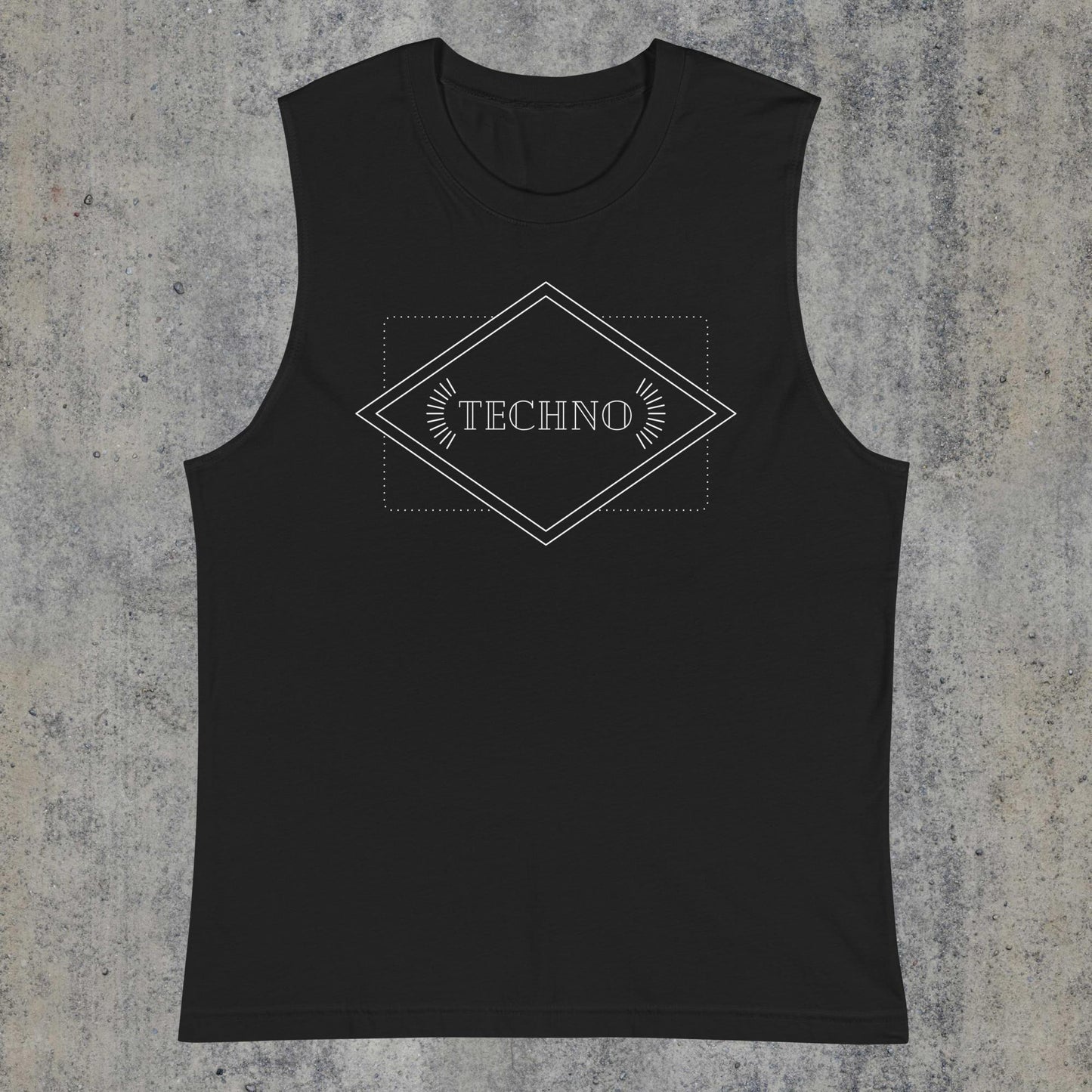 Art Deco Techno Sleeveless Techno Tee