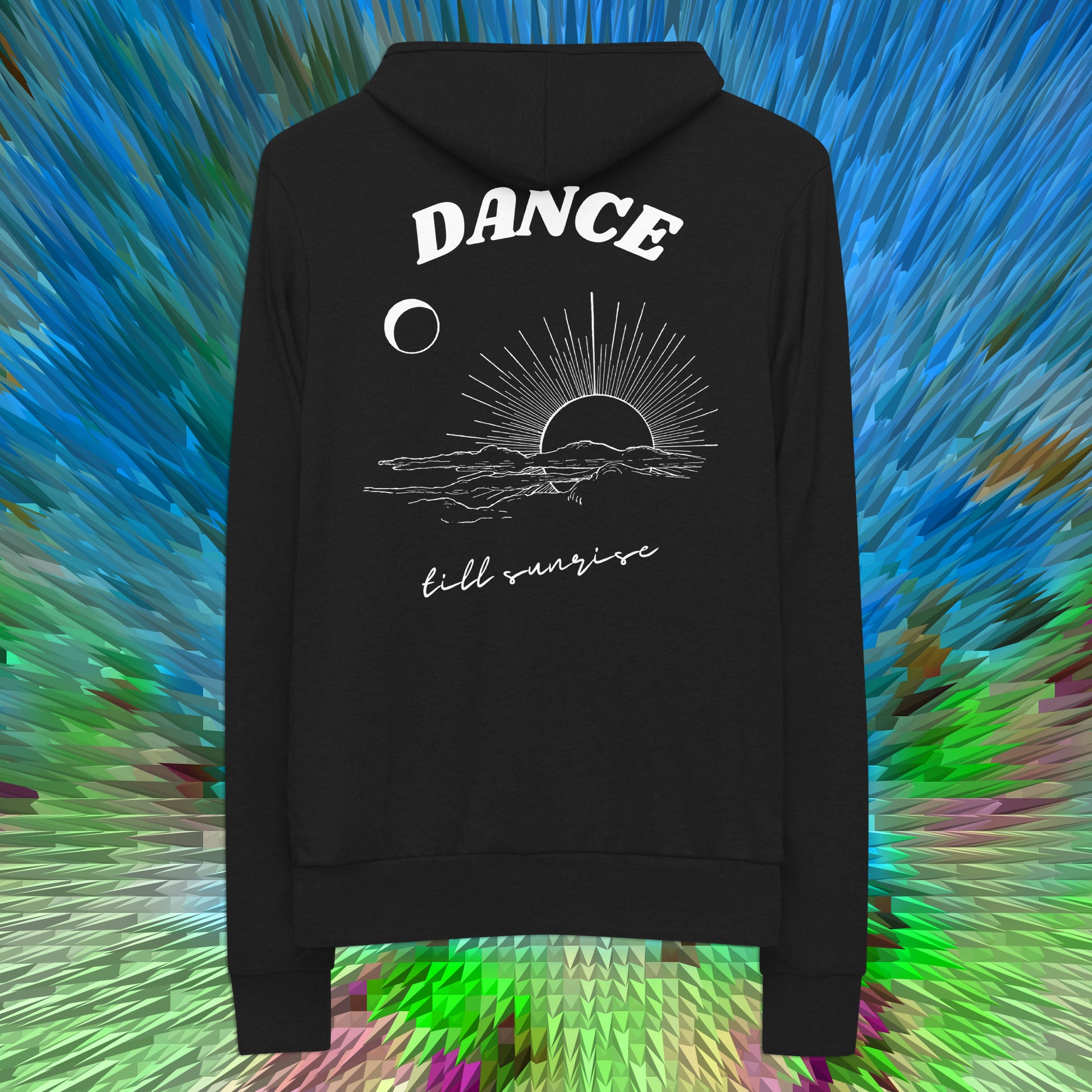 Dance til Sunrise Lightweight Hoodie Up 