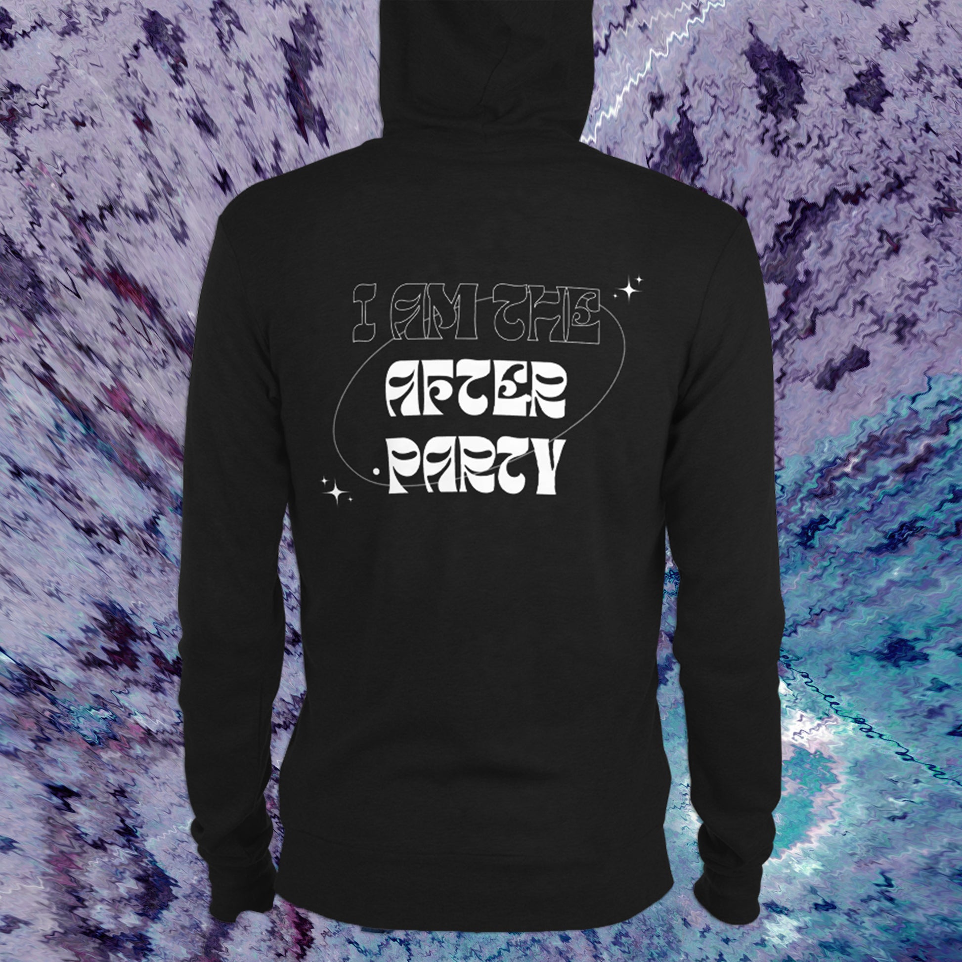 I am the After Party Every Day Every Rave Techno Hoodie up