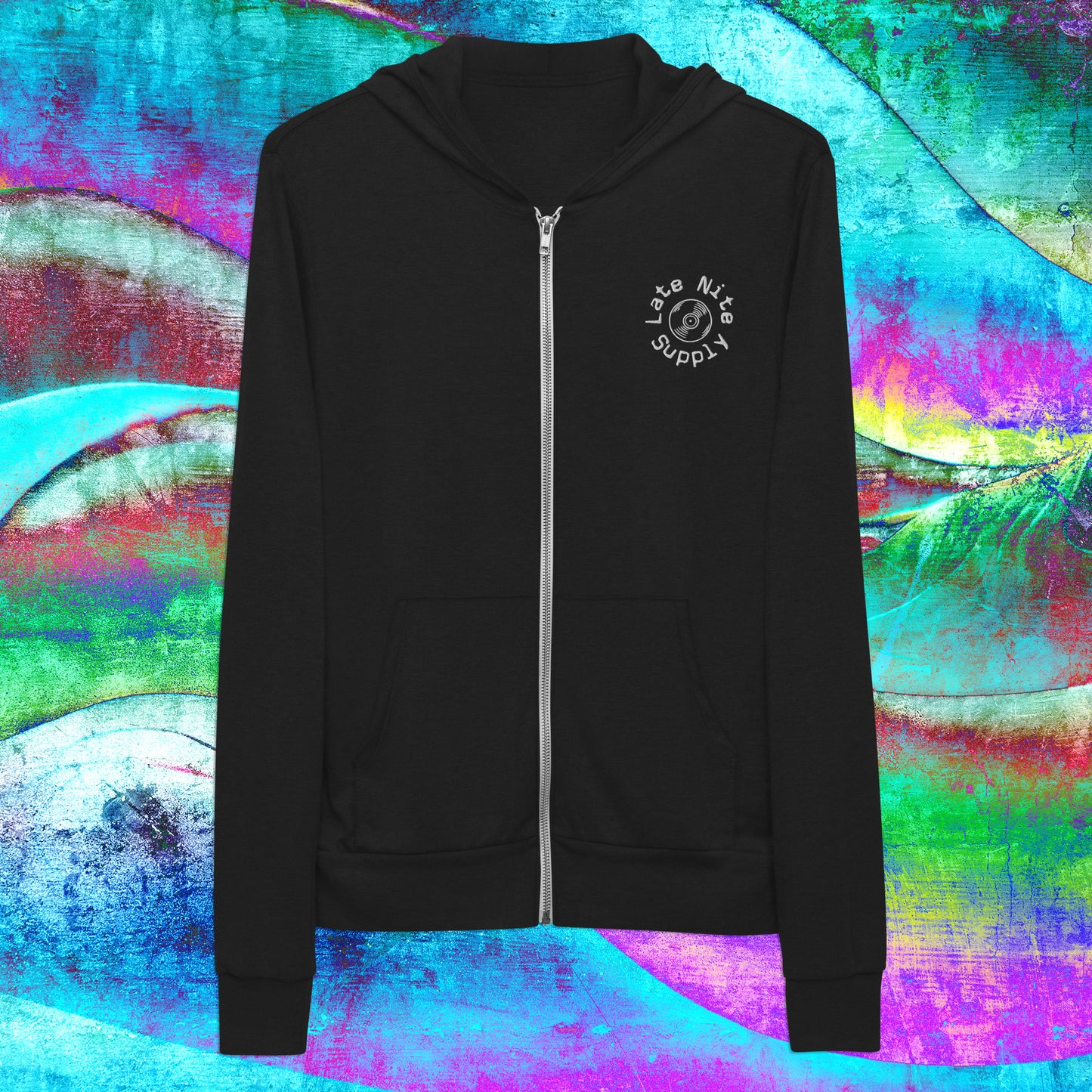 Every Day Every Rave Techno Hoodie (Front)