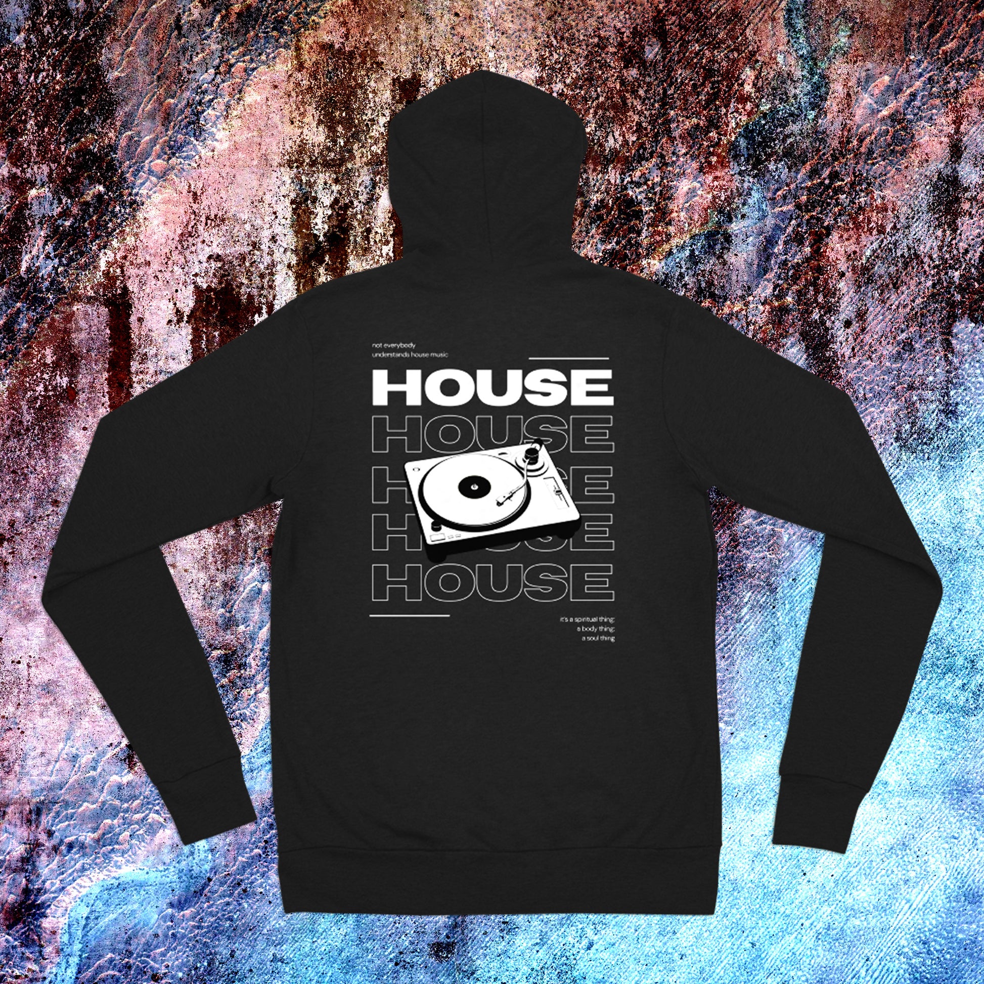 Not Everybody Understands Every Day Every Rave Techno Hoodie flat