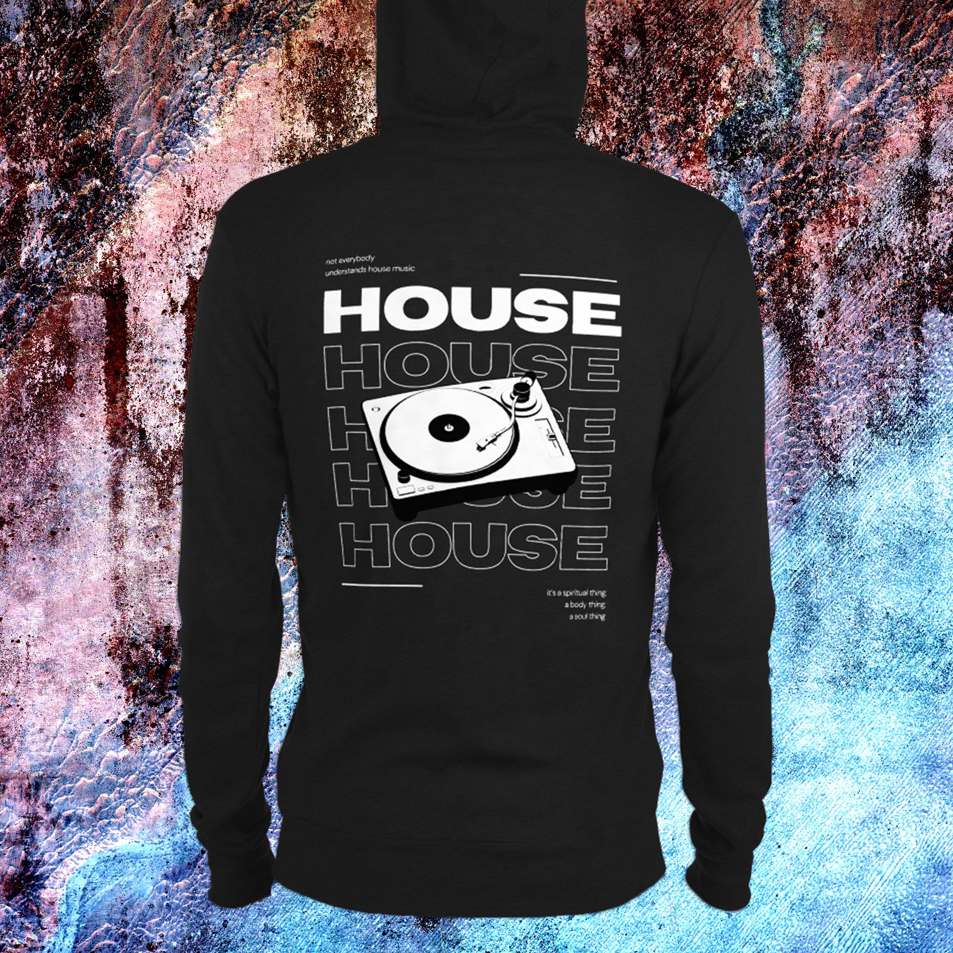 Not Everybody Understands Every Day Every Rave Techno Hoodie up