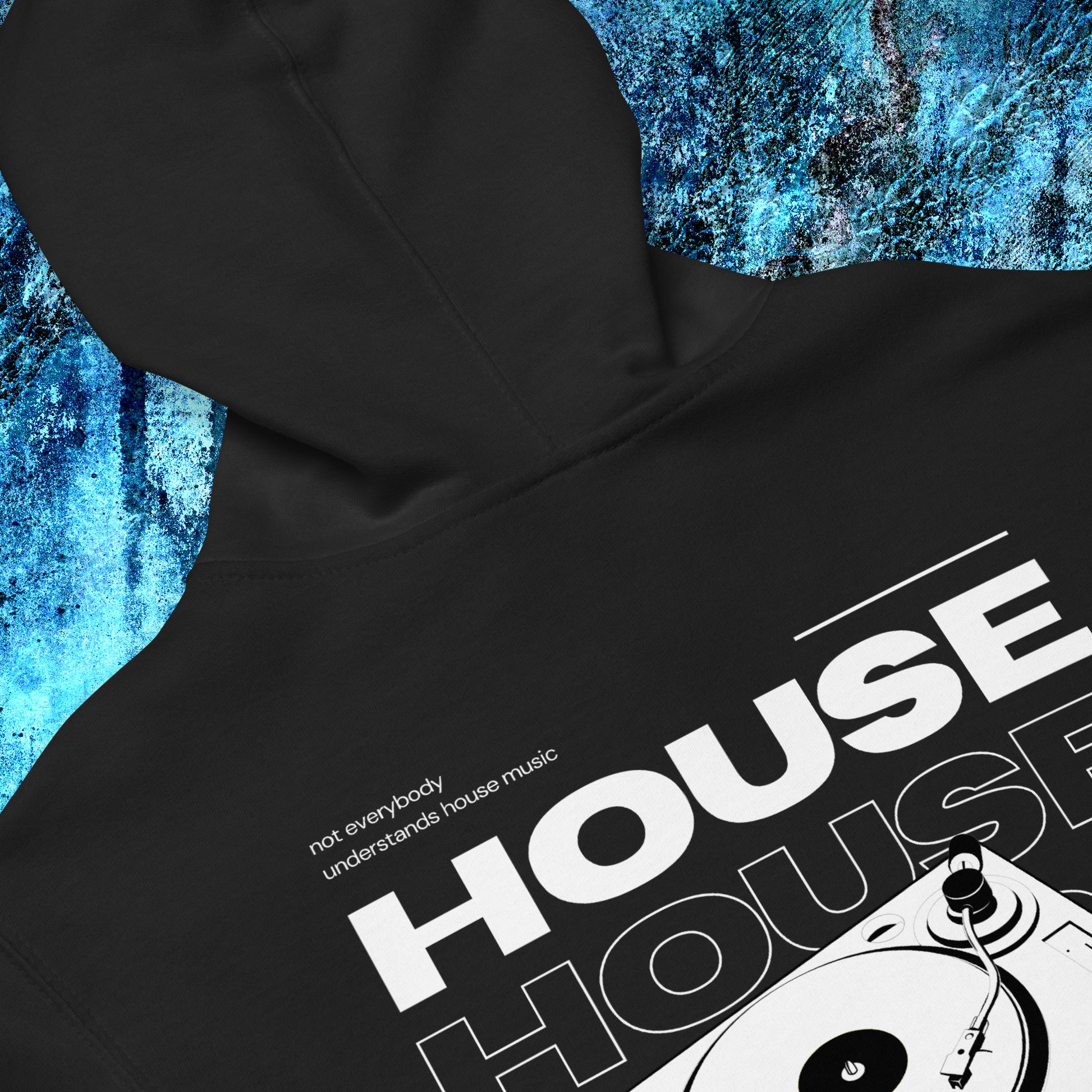 Not Everybody Zip Hoodie (close up)