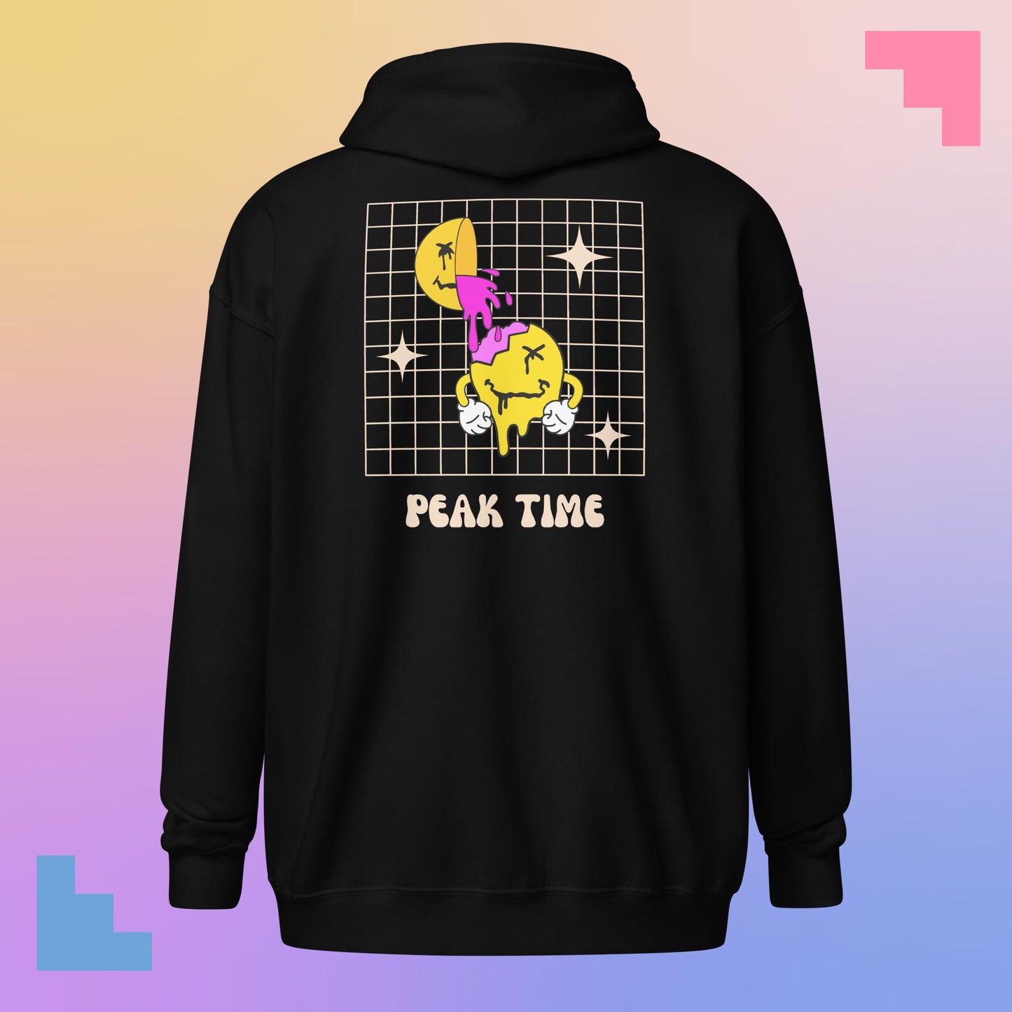 Peak Time Techno Hoodie Back