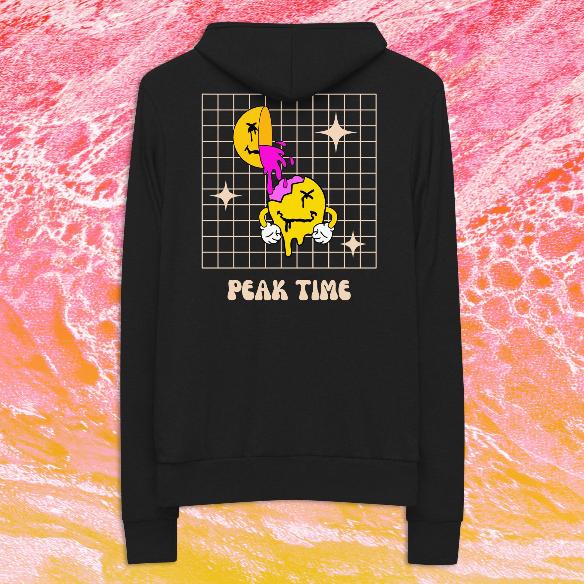 Peak Time Lightweight Techno Hoodie Back