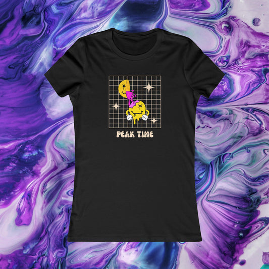 Peak Time Women's Fitted Techno Tee