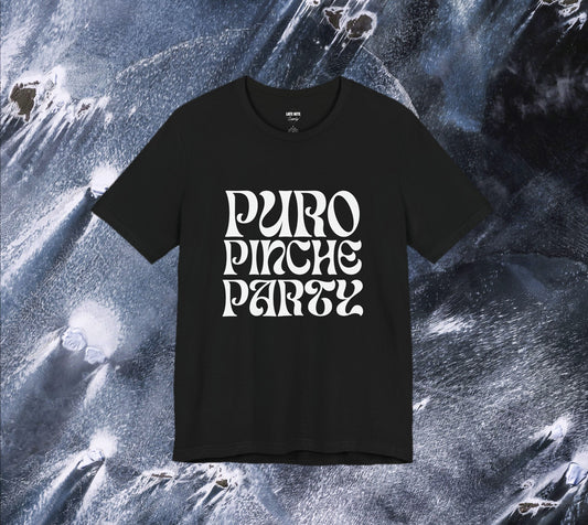 Puro Pinche Party Techno T-shirt (black)