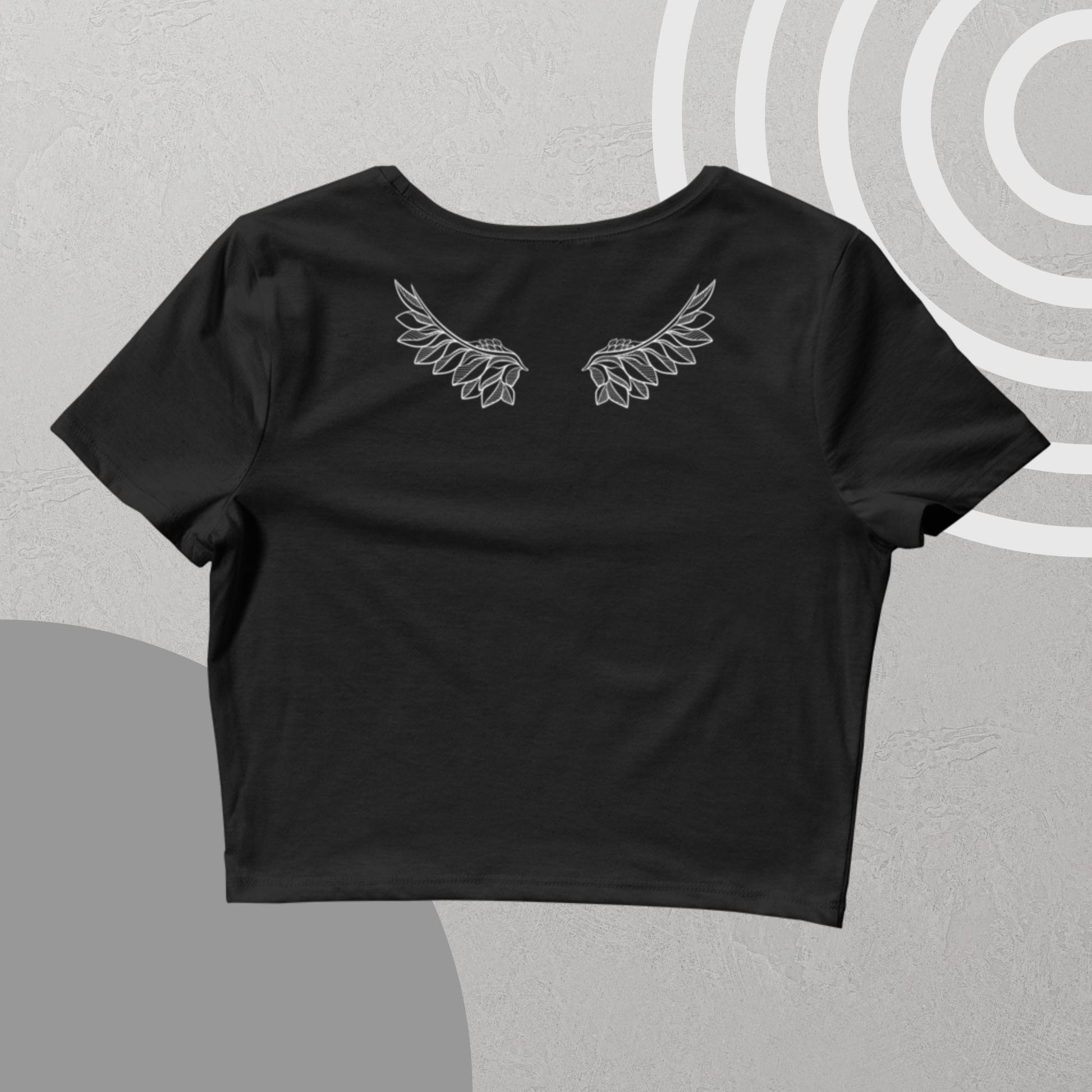 Techno Angel Crop Top Techno Tee back