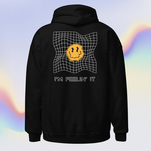 I'm Feelin' It Pullover Techno Hoodie (back)