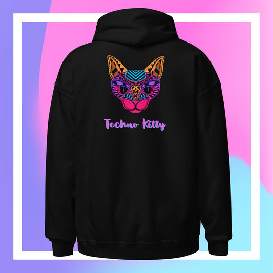 Techno Kitty Pullover Techno Hoodie