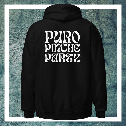 Puro Pinche Party Zip Front Techno Hoodie