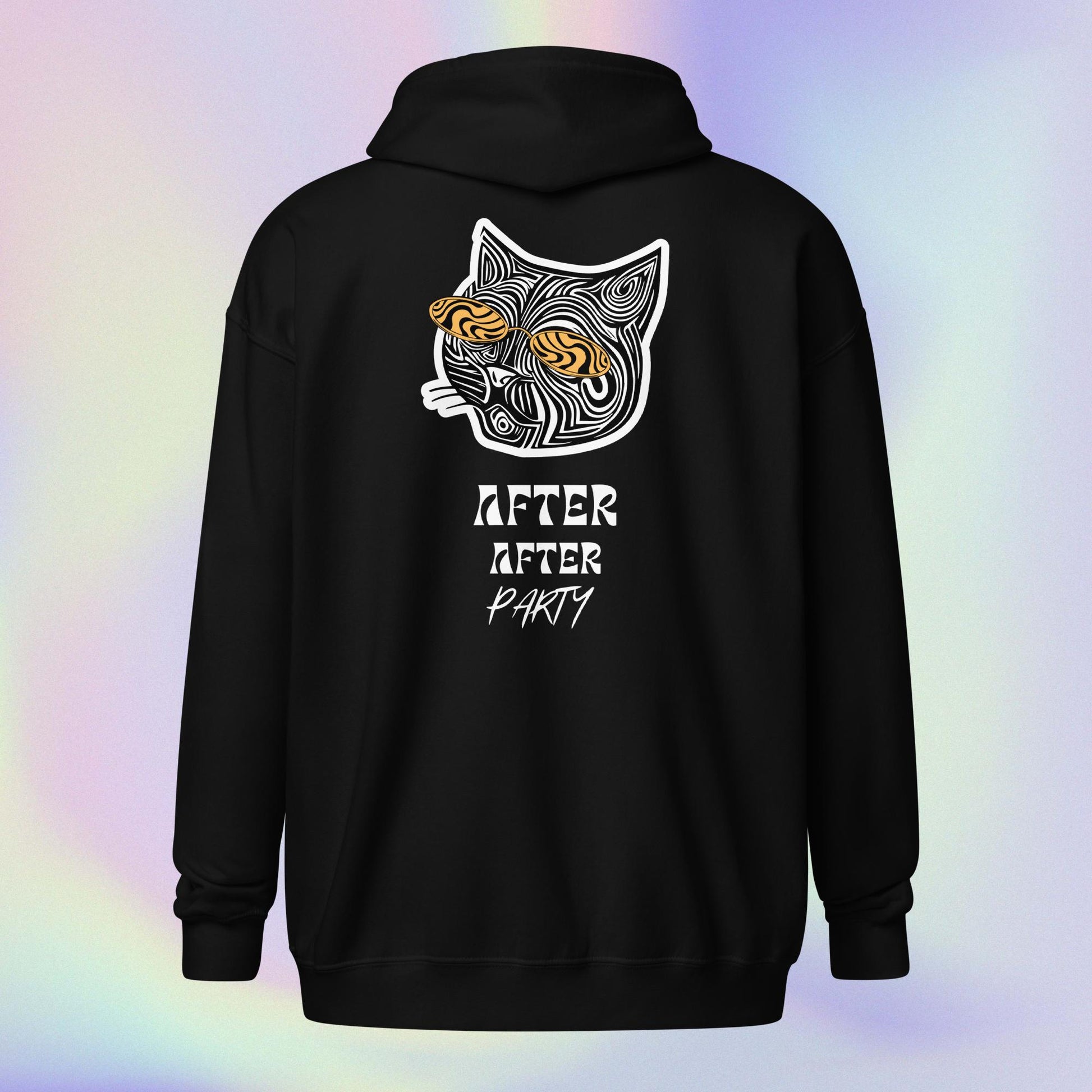 After After Party Zip Techno Hoodie (back)