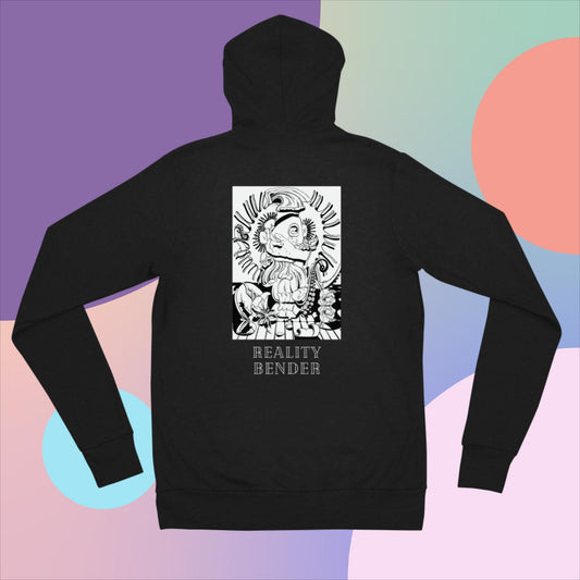 Reality Bender Lightweight Zip Techno Hoodie