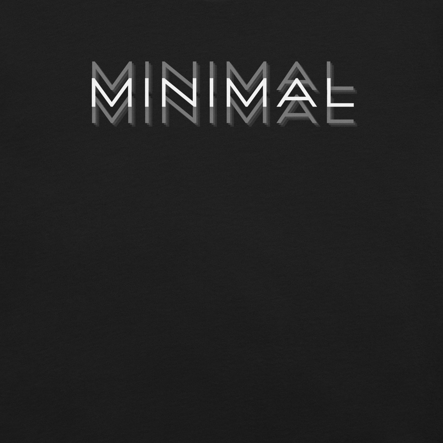 minimal techno t-shirt design