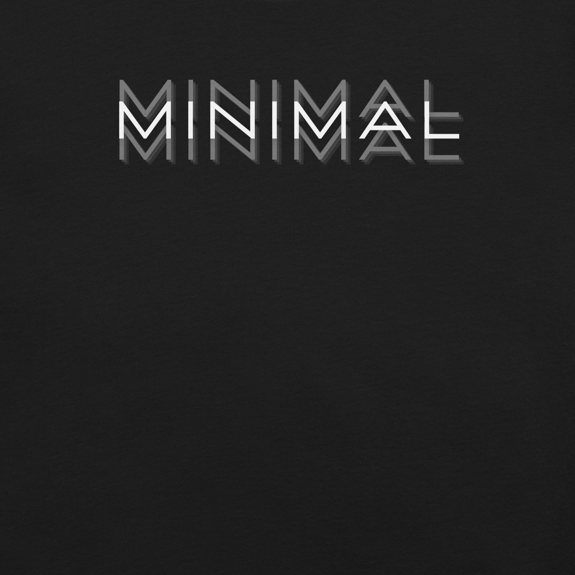 minimal techno t-shirt design