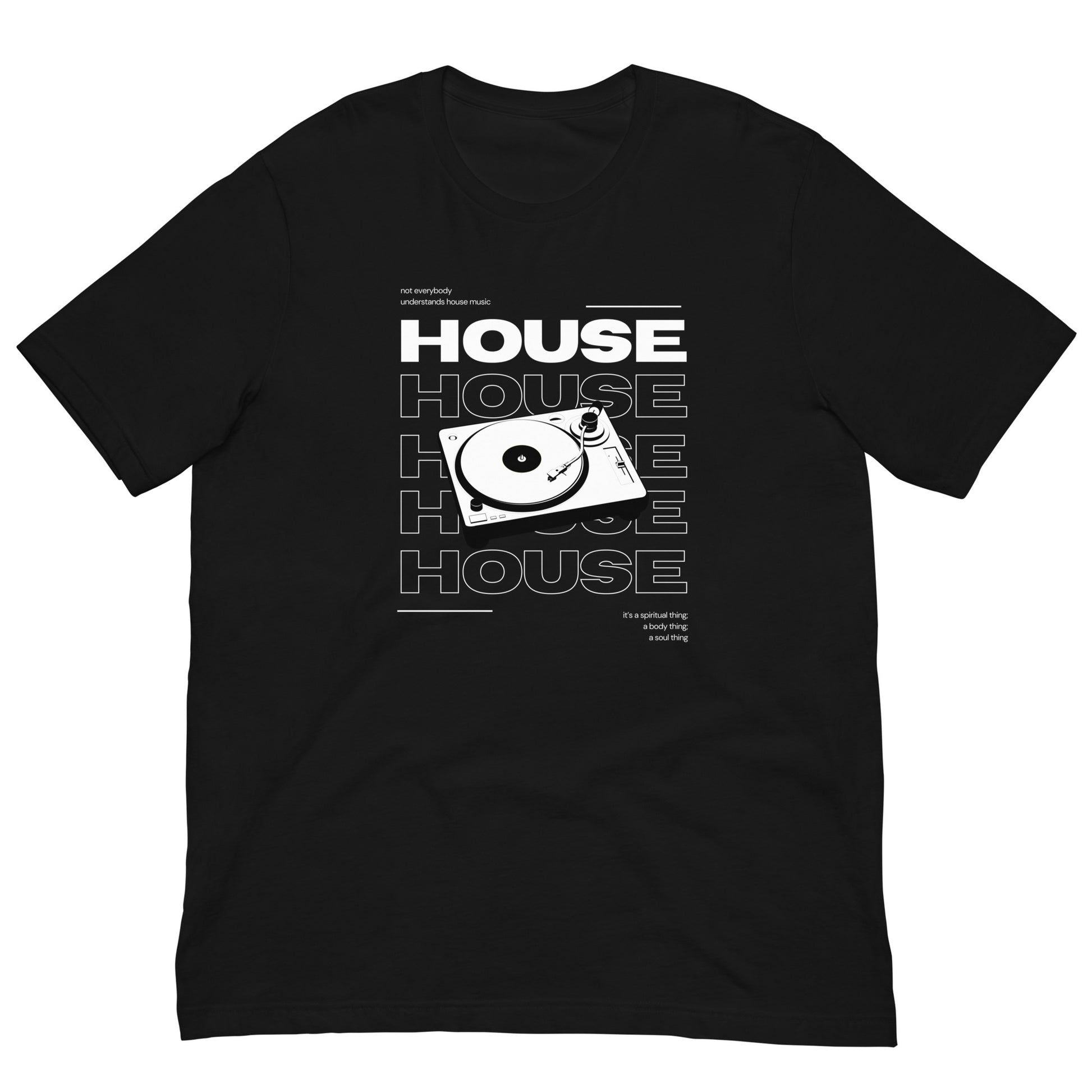 not everybody understands house techno t-shirt rave wear