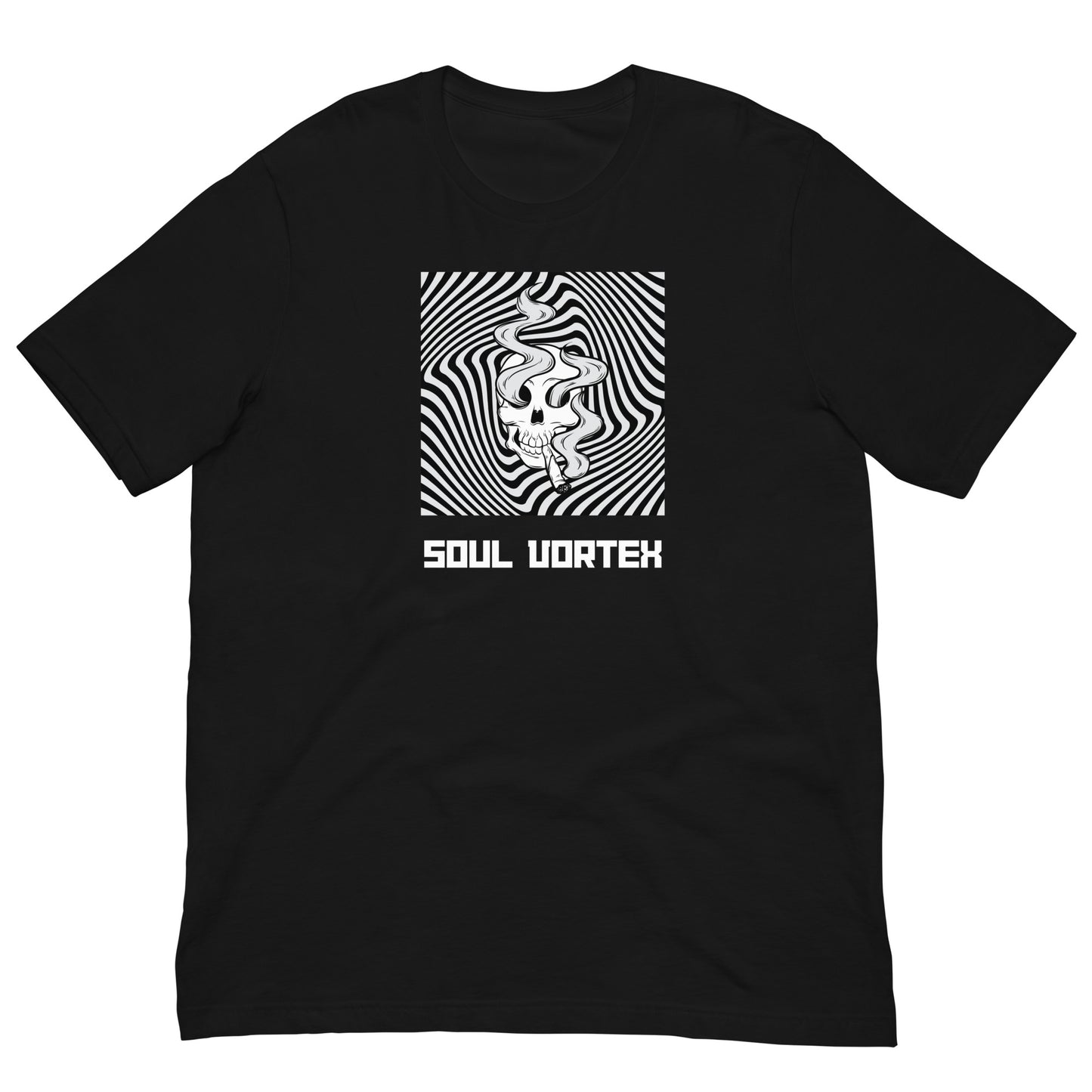 soul vortex techno t-shirt flat