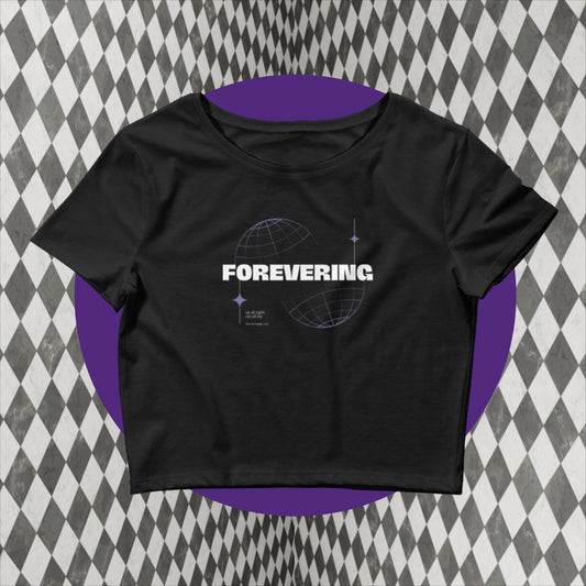 Forevering Women’s Crop Top Techno Tee